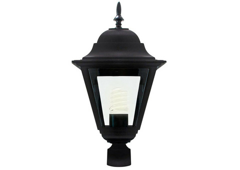 Светильник садово-парковый Feron 4203 на столб E27 100 Вт черный