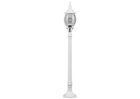 Светильник садово-парковый Feron 8110 столб E27 100 Вт белый