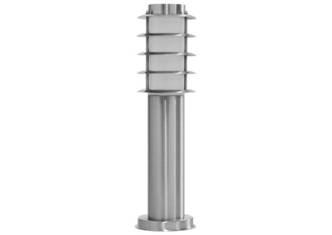 Светильник садово-парковый Feron Техно DH027-450 столб E27 18 Вт серебро
