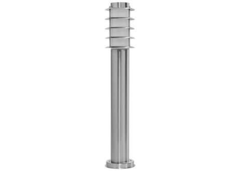 Светильник садово-парковый Feron Техно DH027-650 столб E27 18 Вт серебро