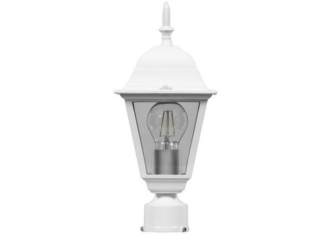 Светильник садово-парковый Feron 4203 на столб E27 100 Вт белый