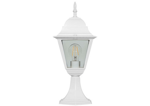 Светильник садово-парковый Feron 4204 на постамент E27 100 Вт белый