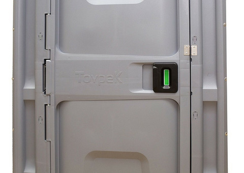 Туалетная кабина Lex Group Toypek зелёная собранная