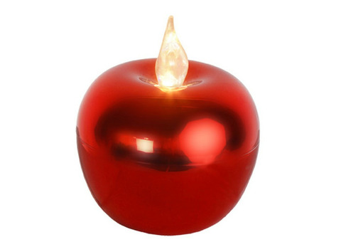 Фигура светодиодная Star Trading Свеча яблоко красное 8,5х9см 068-19