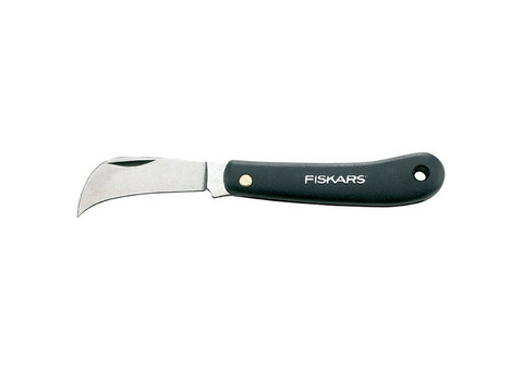 Нож садовый Fiskars 125880 крючкообразный для прививок