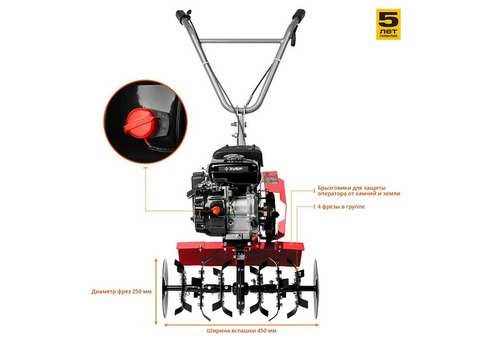 Культиватор бензиновый Зубр МКТ-150