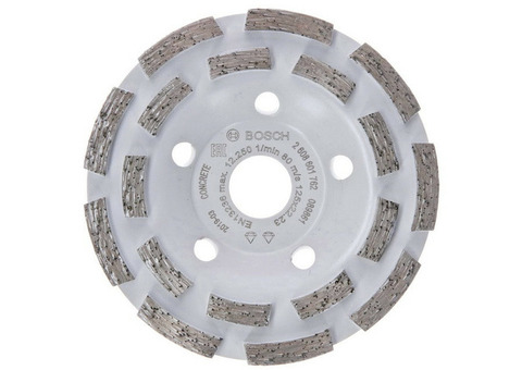 Чашка алмазная зачистная Bosch 2608601762 Expert for Concrete 125х22,2 мм Aquarius Long Life