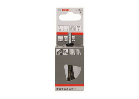 Щетка кистевидная Bosch 2608622128 6х10 мм по нержавеющей стали пучки inox