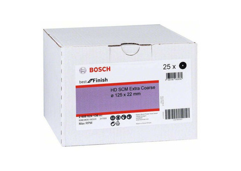 Круг шлифовальный нетканый Bosch SCM extra coarse 2608624136 125 мм