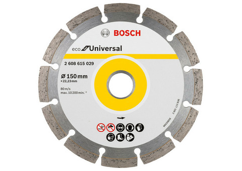 Диск алмазный отрезной Bosch 2608615029 Eco Universal 150х22,2 мм