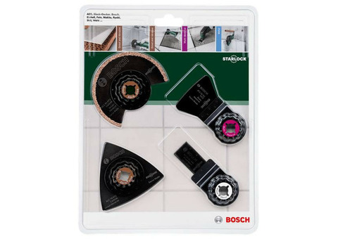 Набор насадок по плитке Bosch Starlock 2609256978 универсальный 4 шт