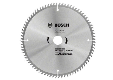 Диск пильный Bosch Eco for Aluminium 250х30 80T 2608644393