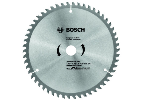 Диск пильный Bosch Eco for Aluminium 190x30 мм 54 Т 2608644389