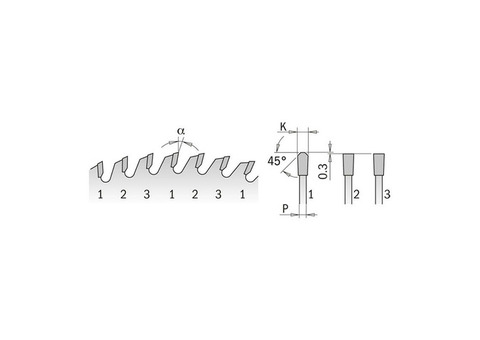 Диск пильный CMT 300x30x3,2/2,2 10 градусов FFT Z96 295.096.12M