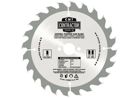 Диск пильный CMT K21624M-X10 216x2,4/1,6x30 мм 24 зуба