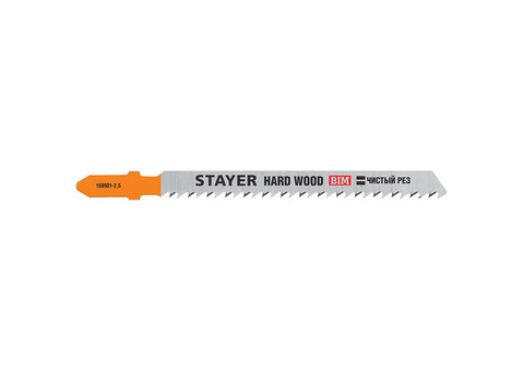 Полотна для электролобзика Stayer Professional T101BF 159901-2.5_z02 75 мм 2 шт