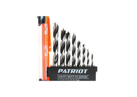 Набор сверл по дереву Patriot Edge 815010103