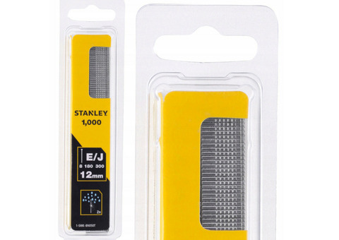 Скобы для степлера Stanley 0-SWK-BN050 тип J 12 мм 1000 шт