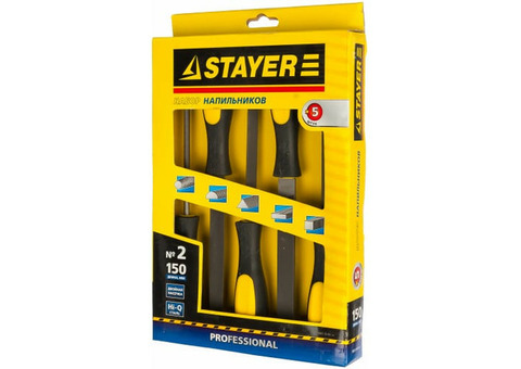 Набор напильников Stayer Professional 1681-15-H5_z01 150 мм