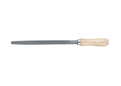 Напильник Сибртех 16026 трехгранный 200 мм деревянная ручка