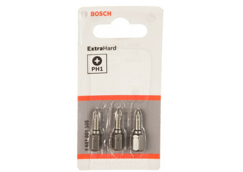 Бита Bosch 2607001508 PH1х25 мм 3 шт