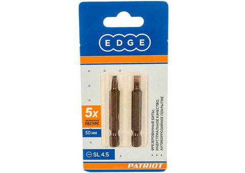 Бита Patriot Edge 818010024 SL 4,5х50 мм S2 2 шт