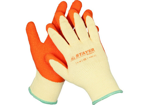 Перчатки Stayer Expert 11407-XL с рельефным латексным покрытием