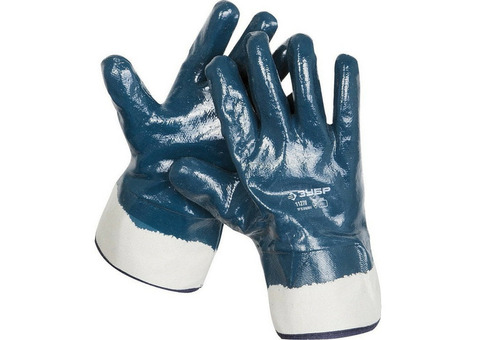 Перчатки Зубр Мастер 11270-XL с полным нитриловым покрытием
