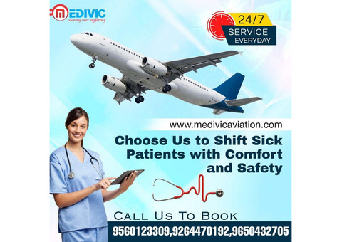Acquire Fantastic Medivic Air Ambulance in Guwahati for Safe Transportation