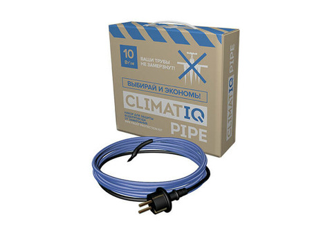 Кабель нагревательный саморегулирующийся IQWATT CLIMATIQ PIPE - 10 м.