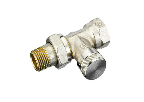 Клапан запорный прямой Danfoss RLV-15 - 1/2" (ВР/НР, PN10, Tmax 120°C, никелированный)