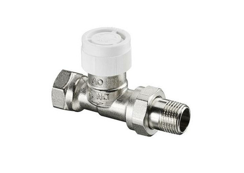 Клапан термостатический прямой Oventrop AV 9 - 1/2" (ВР/НР-американка, PN10, Tmax 120°C, KVS 1.0)