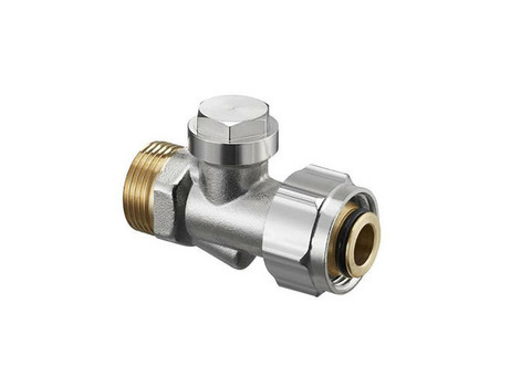 Узел нижнего подключения прямой отдельный Oventrop Combi 3 - 3/4" x 3/4" (НГ/НР, PN10, Tmax 120°C)