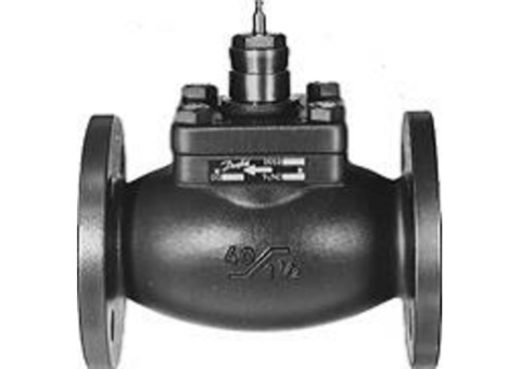 Клапан регулирующий для пара Danfoss VFS 2 - Ду65 (ф/ф, PN25, Tmax 120°C, kvs 63, чугун)