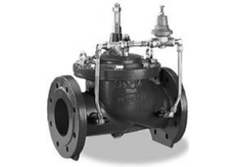 Клапан регулирующий Danfoss С101 - Ду100 (ф/ф, PN16, Tmax 90°C, Kvs 136)