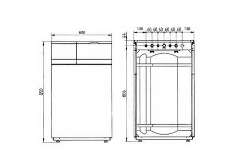 Водонагреватель косвенного нагрева BAXI SLIM UB 120 INOX