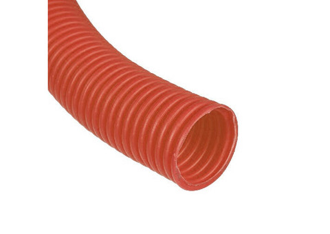 Труба гофрированная STOUT - 18 (наружный диаметр 20 мм, цвет красный, бухта 50м.)