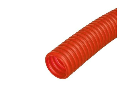 Труба гофрированная Uni-Fitt - 16 (наружный диаметр 25 мм, цвет красный, бухта 100м.)