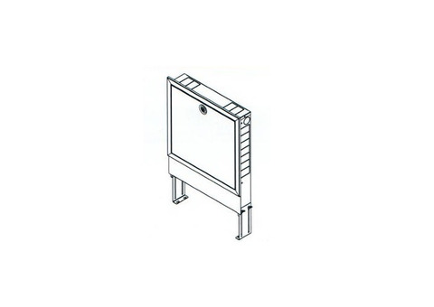 Шкаф распределительный встраиваемый REHAU UP110 - 895x550x150 мм (регулируемый,с внутренней дверцей)
