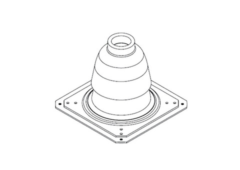 Оголовок для раздельного дымохода Protherm D80 мм (для котлов ГЕПАРД 2015, ПАНТЕРА)