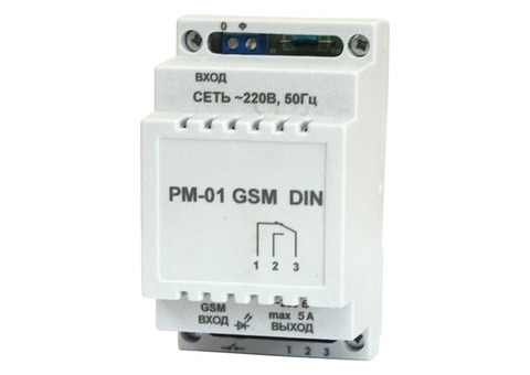 Реле промежуточное TEPLOCOM PM-01 GSM DIN