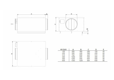 Systemair KV DUO 150 EC