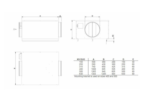 Systemair KV DUO 500 EC