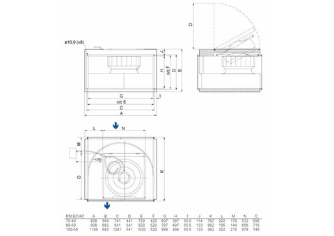 Systemair RSI 100-50 L3 sileo