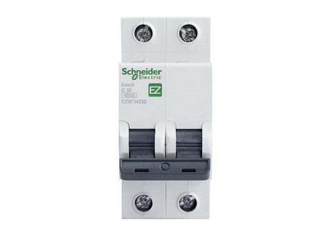 Автоматический выключатель Schneider Electric EASY 9 2П C 32А 4,5кА