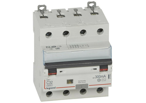 Автоматический выключатель дифференциального тока Legrand АВДТ DX3 411208 2P C 32A 300mA