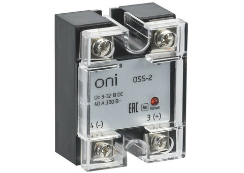 Реле твердотельное IEK OSS-2 40А 380В AC 3-32В DC ONI OSS-2-3-40-B