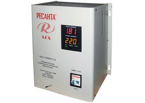 Стабилизатор напряжения РЕСАНТА АСН-12000Н/1-Ц Lux 63/6/22