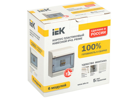 Бокс навесной IEK Prime ЩРН-П-6 MKP82-N-06-41-20 IP41