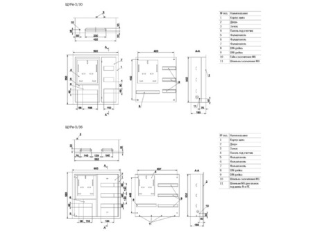 Корпус металлический IEK ЩУРн-3/30зо-1 38 MKM35-N-30/1-1-31-ZO IP31 УХЛ3